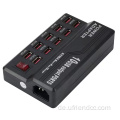 Multi 10Ports 60W Ladegerät USB -Stromversorgungsgebühr